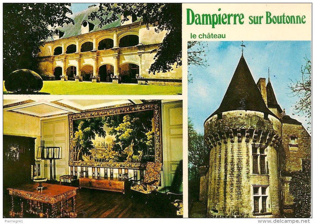 4-CPA-1960-17-DAMPIERRE Sur BOUTONNE-Le CHATEAU-VUE EXT Et INTERIEUR-TBE - Dampierre-sur-Boutonne