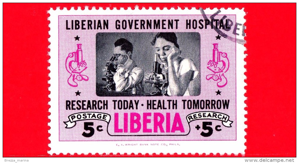 LIBERIA - Nuovo - 1954 - Government Hospital - 5+5 - Liberia