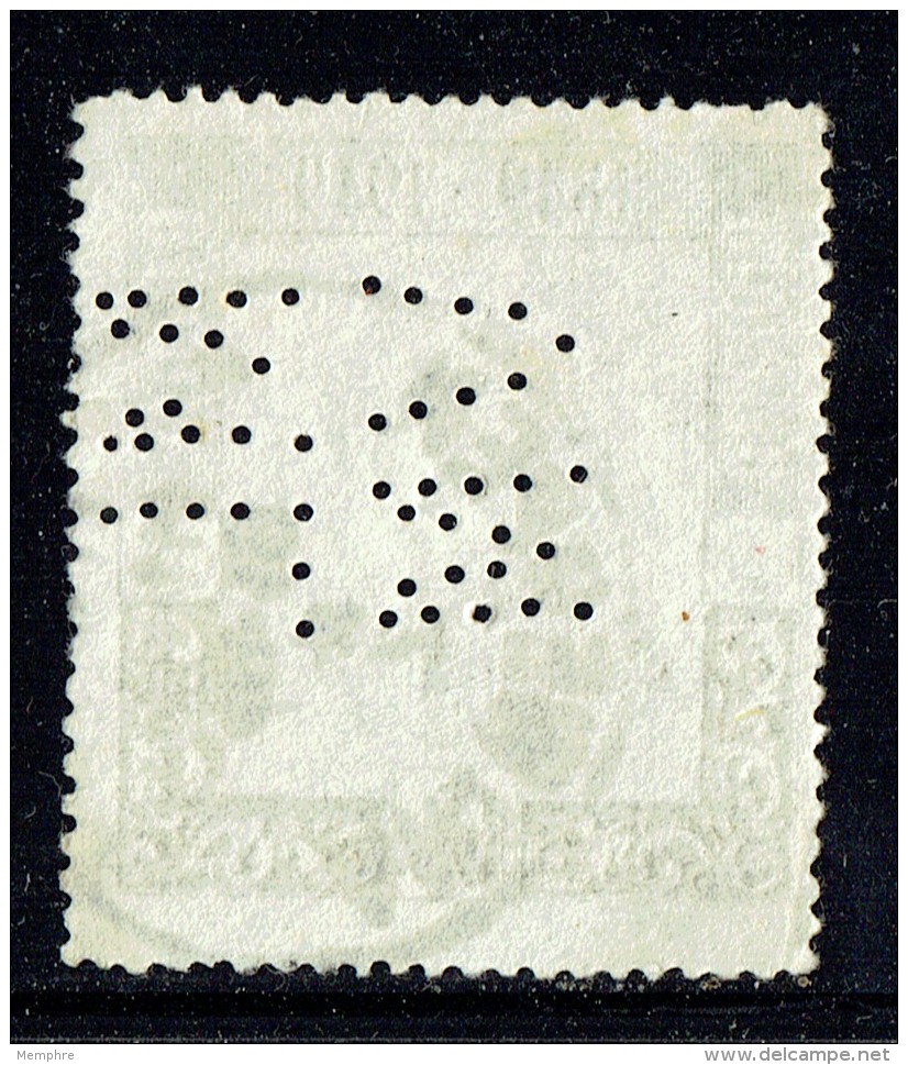 1949  Centenaire Du Timbre Belge 1,75fr  COB 808   Perforé ML / VM - 1934-51