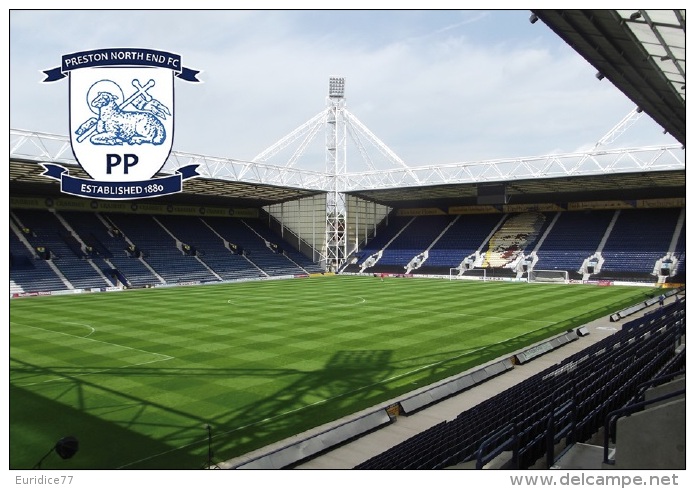 Stadium Deepdale (Preston North End FC,England) Postcard - Size: 15x10 Cm. Aprox - Calcio
