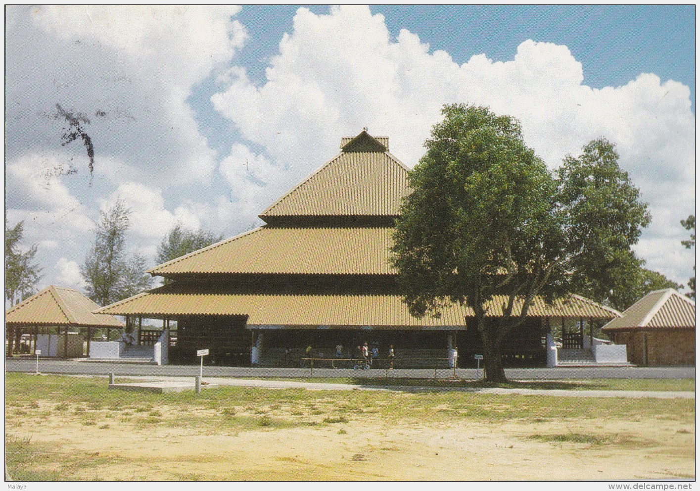 Malaysia 1990 Tanjung Api Kuantan River Pahang Mosque Islam, Religion Postcard - Malaysia