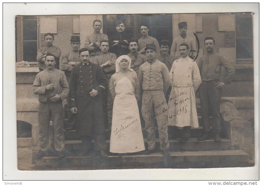 ORLEANS - Carte Photo -  Hopital Militaire - Infirmière - Guerre 1914-18