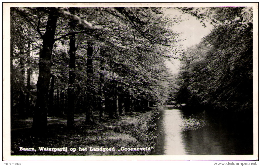 BAARN - Waterpartij Op Het Landgoed "Groeneveld" - Baarn