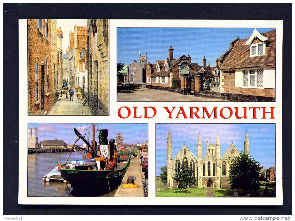 ENGLAND  -  Great Yarmouth  Multi View  Used Postcard - Great Yarmouth