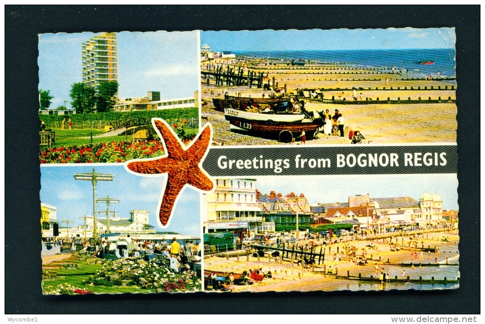 ENGLAND  -  Bognor Regis  Multi View  Used Postcard - Bognor Regis