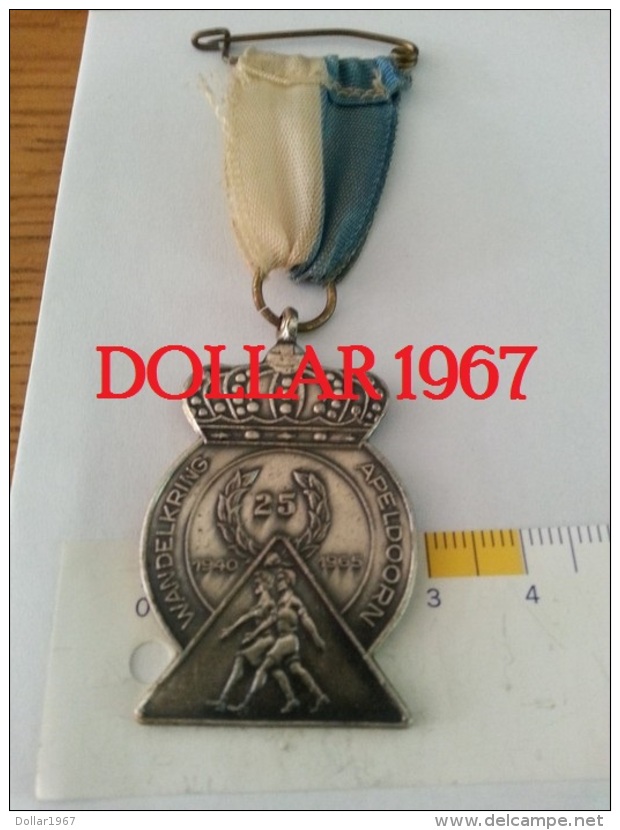 .medal - Medaille - Wandelkring Apeldoorn 1940-1965 - Autres & Non Classés