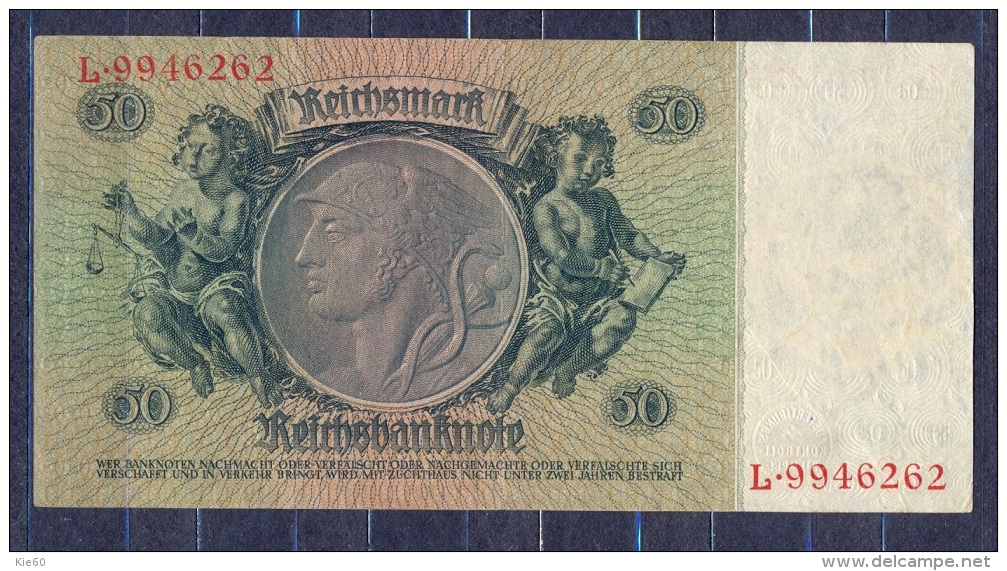 Germany - 1933- 50 Mark   T/L  -    ( VF+ ) .P-182a ...R 175a - 50 Reichsmark