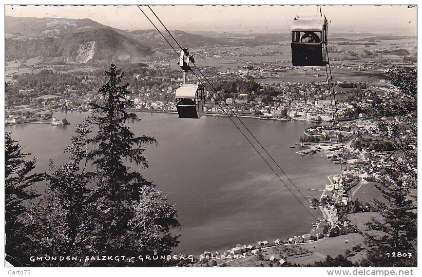 Autriche - Gmunden Salzgammergut - Grünberg Seilbahn - Téléphérique - Gmunden