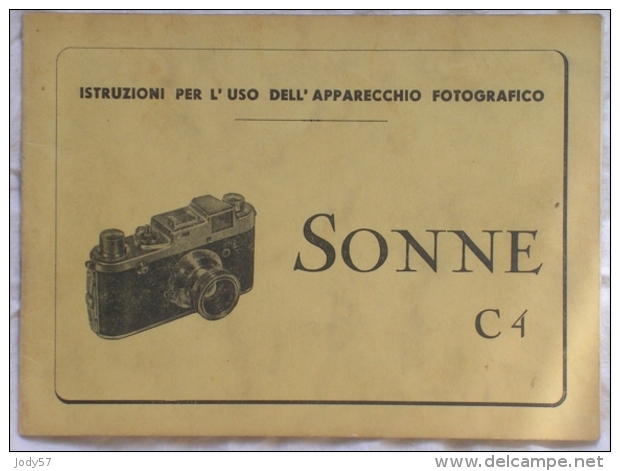 SONNE C4 - GATTO - LEICA COPY - ITALY PORDENONE ANNI '50 - CON CUSTODIA ORIGINALE - FUNZIONANTE - VINTAGE