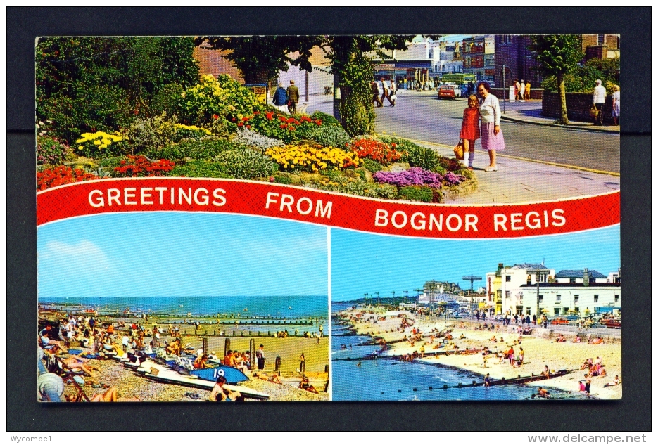 ENGLAND  -  Bognor Regis  Multi View  Used Postcard - Bognor Regis