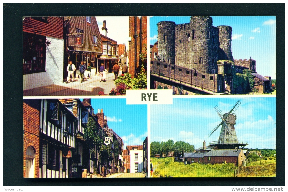 ENGLAND  -  Rye  Multi View  Used Postcard - Rye