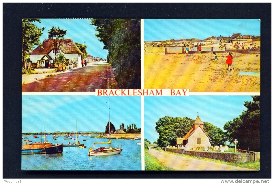 ENGLAND  -  Bracklesham Bay  Multi View  Used Postcard - Other & Unclassified