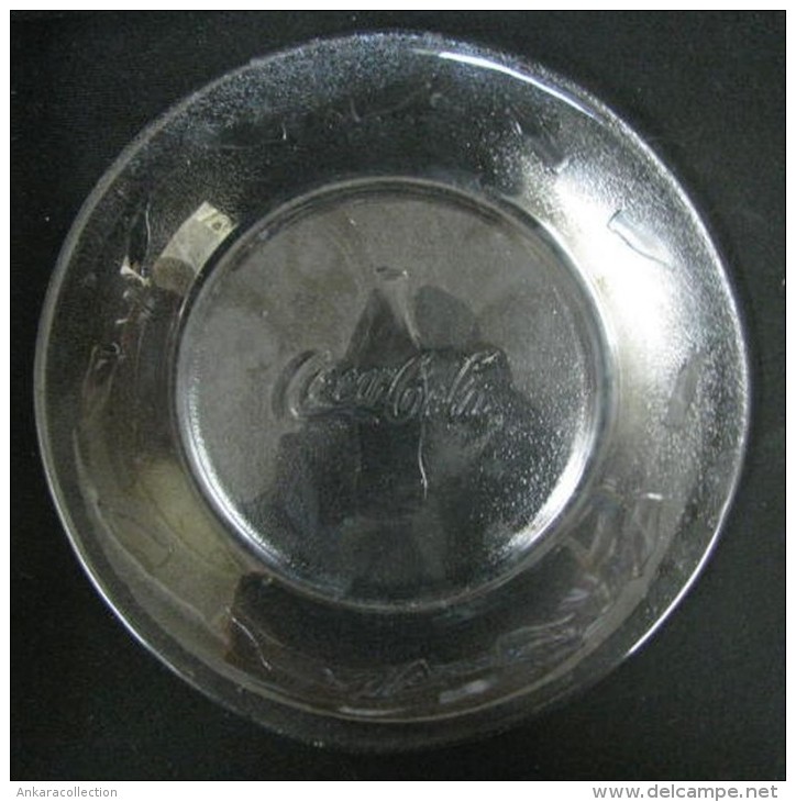 AC - COCA COLA GLASS PLATE 23 CM FROM TURKEY - Haushaltsartikel