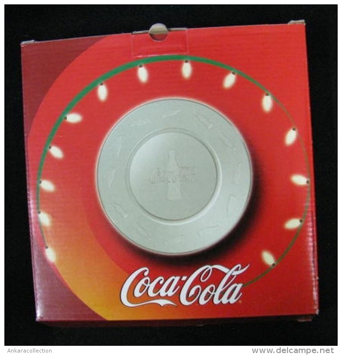 AC - COCA COLA GLASS PLATE 21 CM FROM TURKEY - Articoli Domestici