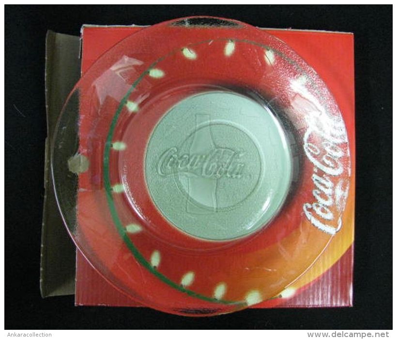 AC - COCA COLA GLASS PLATE 21 CM FROM TURKEY - Articoli Domestici