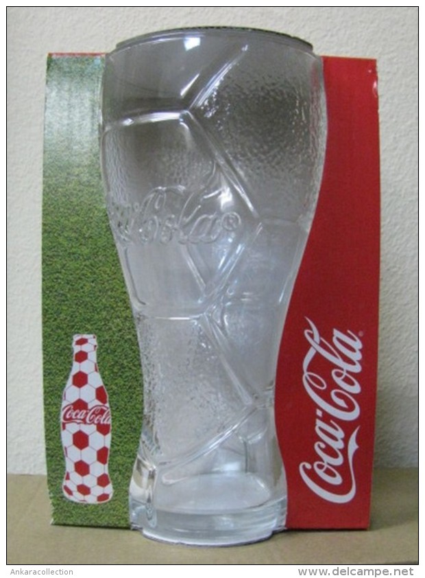 AC - COCA COLA UEFA EURO 2008 AUSTRIA - SWITZERLD CLEAR GLASS IN BOX FROM TURKEY - Kopjes, Bekers & Glazen