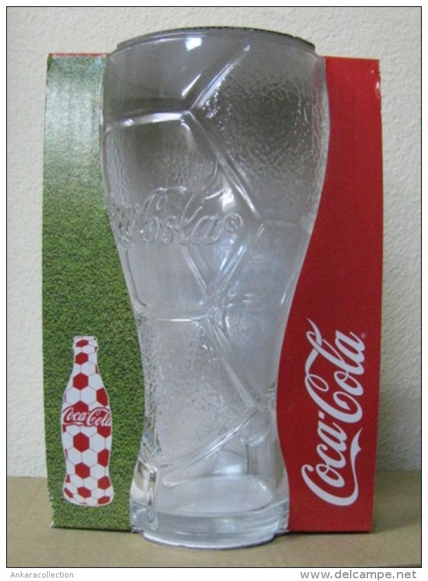 AC - COCA COLA UEFA EURO 2008 AUSTRIA - SWITZERLD CLEAR GLASS IN BOX FROM TURKEY - Tasses, Gobelets, Verres