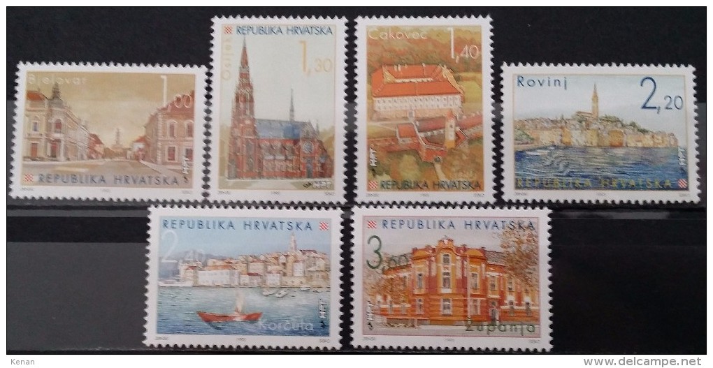 Croatia, 1995, Mi: 341/46 (MNH) - Croatie