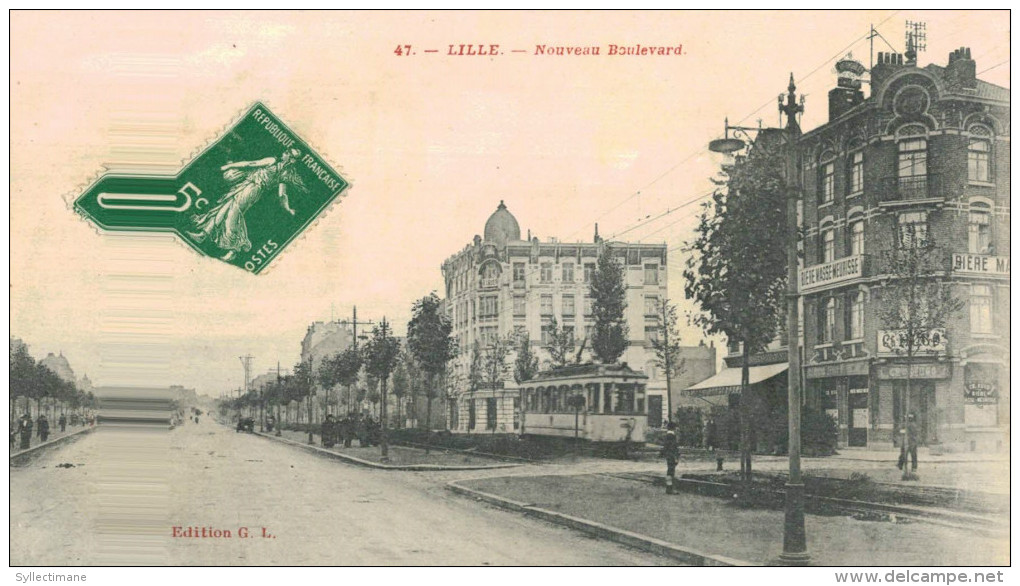 LILLE.Nouveau Boulevard Tramway - Lille