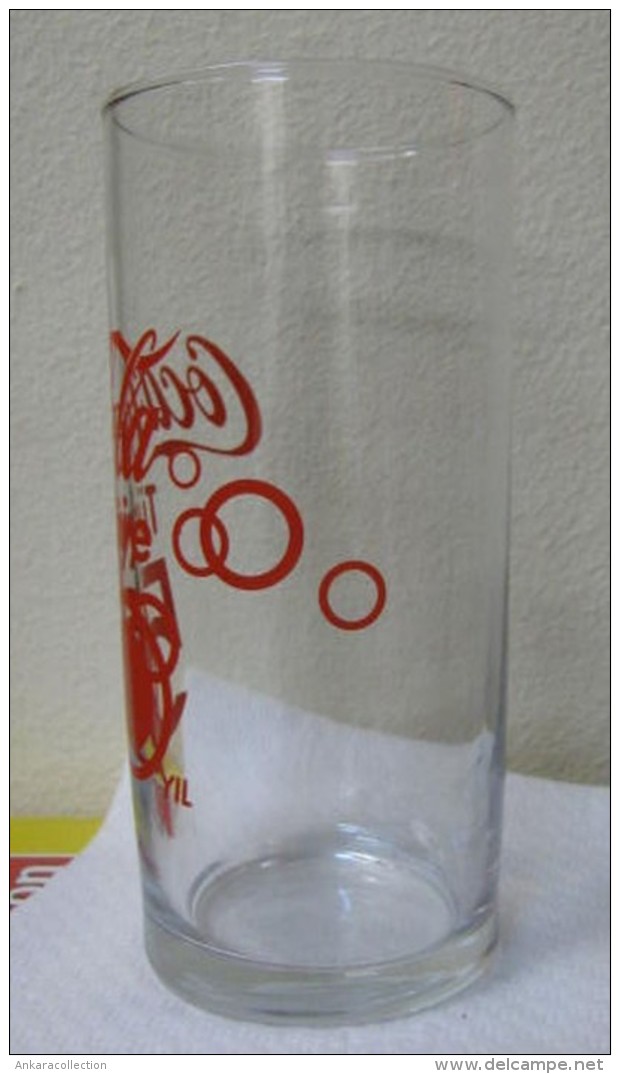 AC - COCA COLA - 50th YEAR IN TURKEY ILLUSRATED GLASS FROM TURKEY - Tasses, Gobelets, Verres