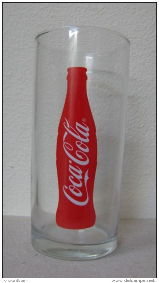 AC - COCA COLA BOTTLE ILLUSRATED GLASS # 2 FROM-TURKEY - Mugs & Glasses