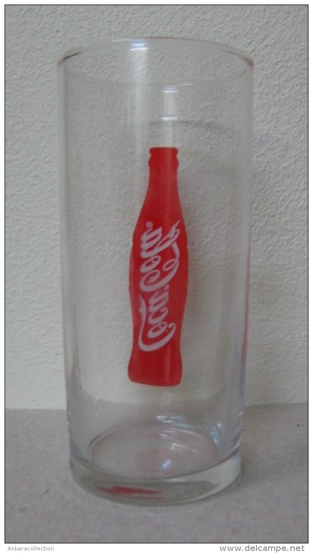 AC - COCA COLA BOTTLE ILLUSRATED GLASS # 2 FROM-TURKEY - Mugs & Glasses