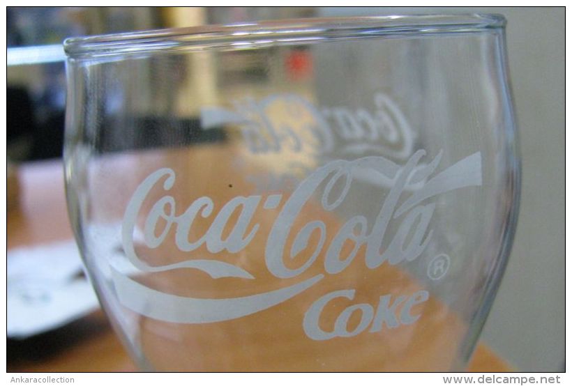 AC - COCA COLA CLEAR TUMBLER GLASS - B FROM TURKEY - Tazas & Vasos