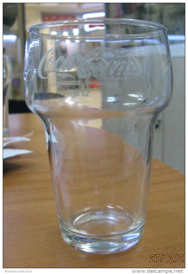 AC - COCA COLA CLEAR TUMBLER GLASS - B FROM TURKEY - Becher, Tassen, Gläser