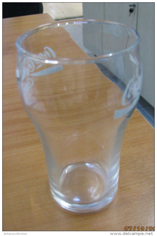 AC - COCA COLA CLEAR TUMBLER GLASS - B FROM TURKEY - Kopjes, Bekers & Glazen