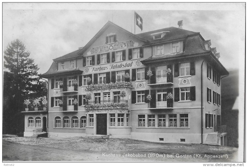 GONTEN &#8594; Kurhaus Jakobsbad Bei Gonten Anno 1927 - Gonten