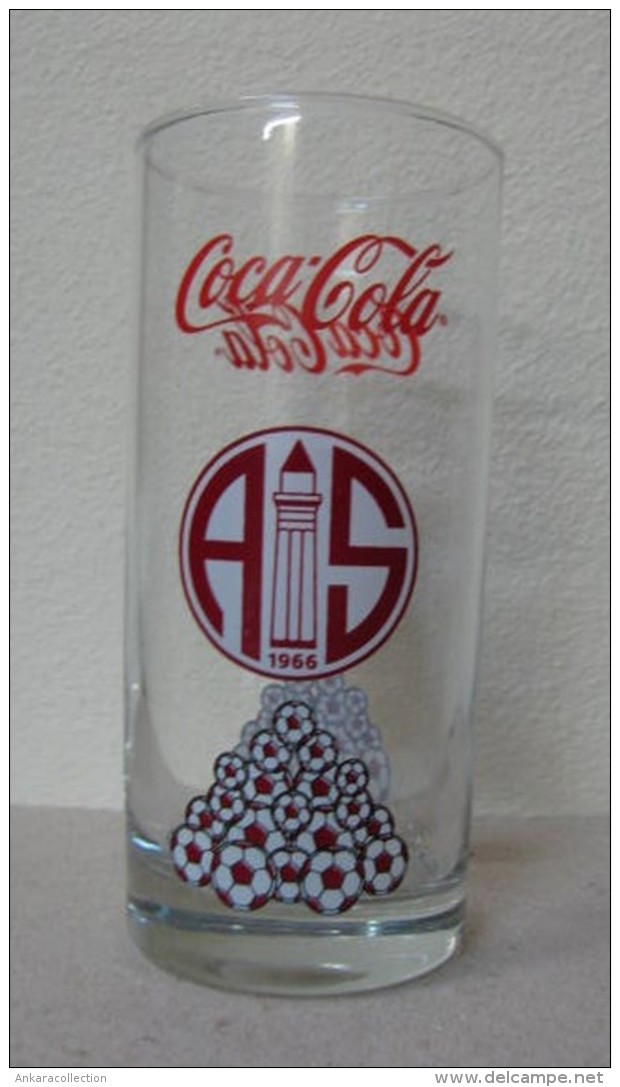 AC - COCA COLA ANTALYA SPORTS FOOTBALL - SOCCER GLASS FROM TURKEY - Tazas & Vasos