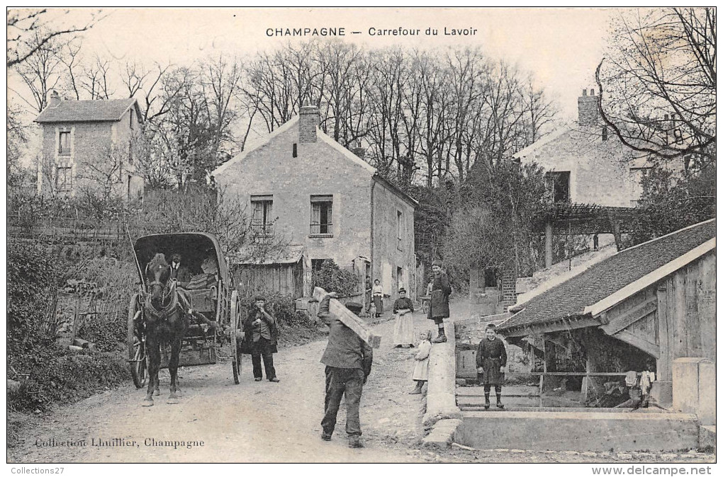 95-CHAMPAGNE SUR OISE- CARREFOUR DU LAVOIR - Champagne Sur Oise