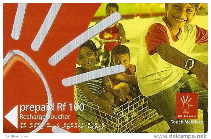 *IS. MALDIVE* - Scheda Usata (recharge Voucher) - Maldiven