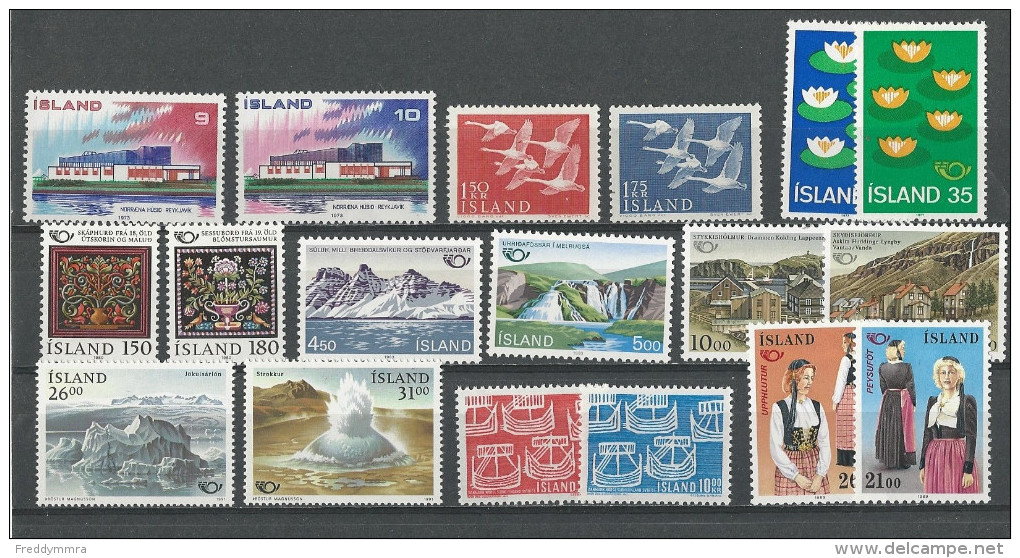 Islande: 1 Lot **  Norden - Pays Du Nord - Collections, Lots & Series