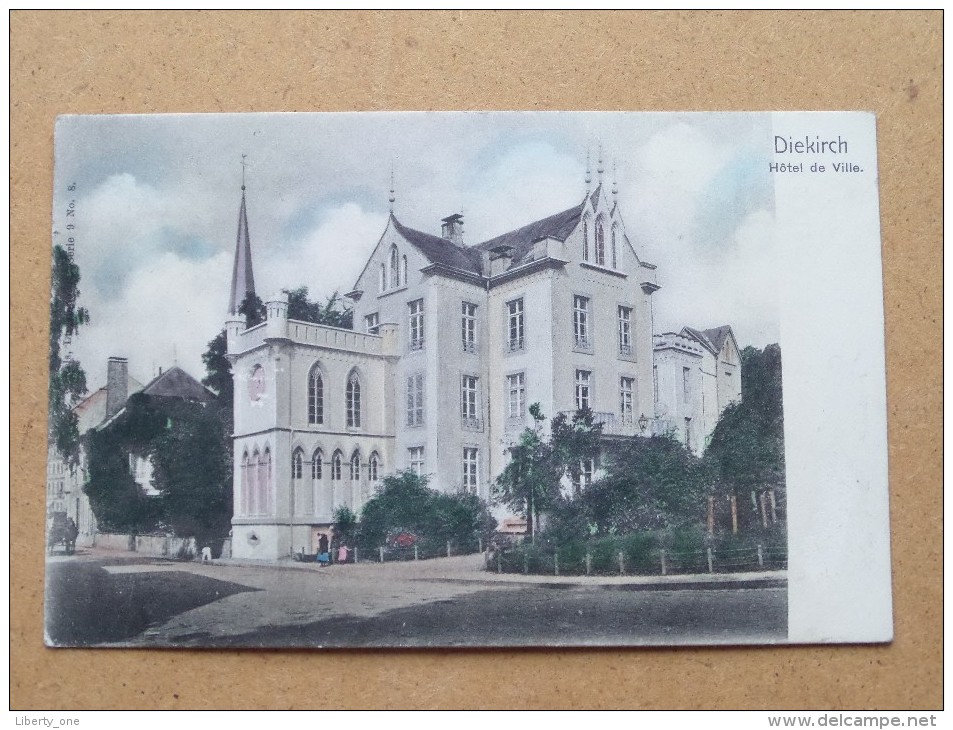 Hôtel De Ville Diekirch ( Serie 9 N° 8 ) Anno 1904 ( Zie/voir Foto Voor Details ) !! - Diekirch