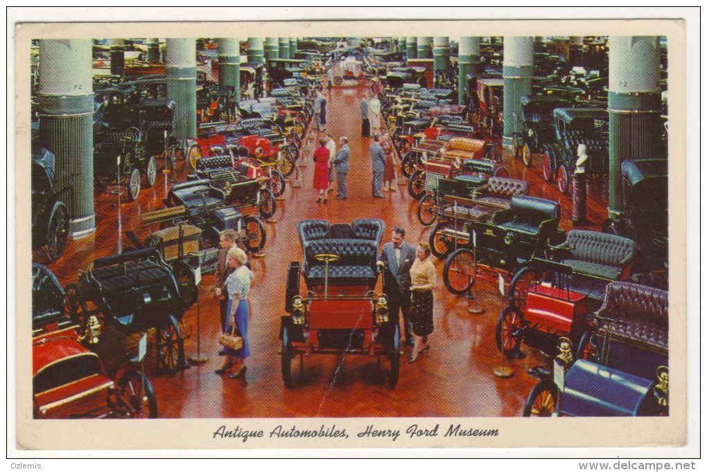 ANTIQUE AUTOMOBILE HENRY FORD MUSEUM DEARBORN MICHIGAN POSTCARD - Dearborn