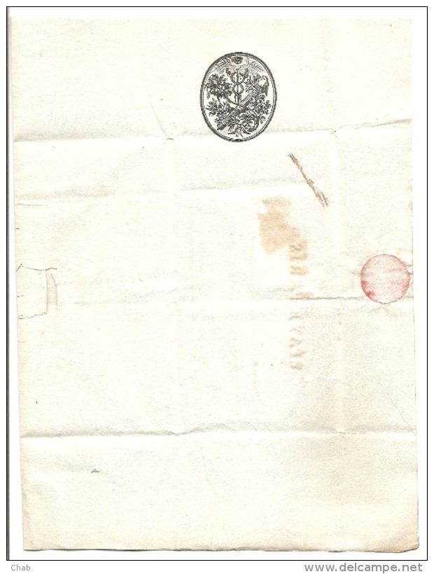 LETTRE Du7 Floréal AN 8 De La République,PPAYE PARIS Rouge- Le Préfet De Police, Bureau De Sureté -DOCUMENT HISTORIQUE - 1701-1800: Vorläufer XVIII