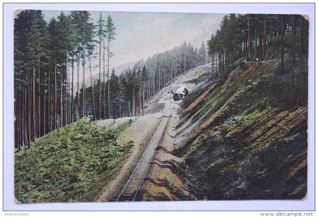 Train - Harzquer Und Brockenbahn-tunnel   - Old Vintage Postcard 1910s - Trains