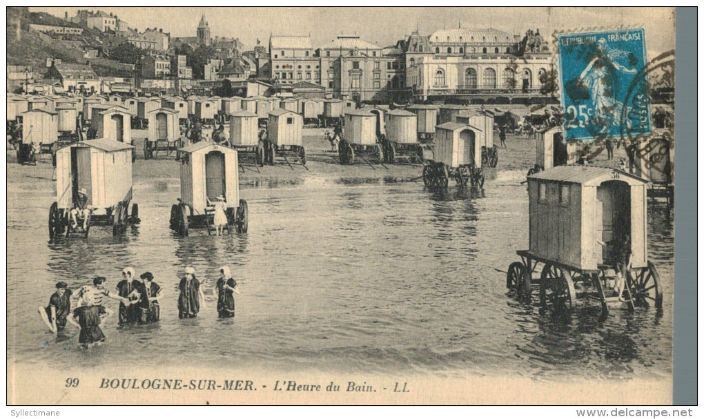 BOULOGNE SUR MER.l'heure Du Bain - Boulogne Sur Mer