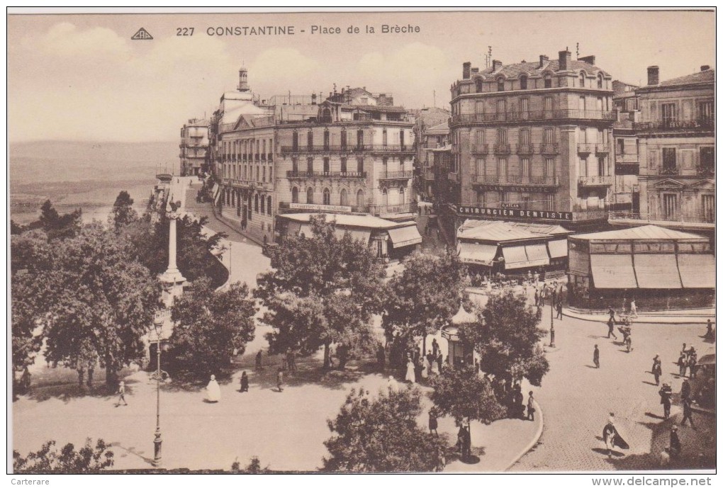 AFRIQUE,AFRICA,AFRIKA, Algérie,CONSTANTINE,QACENTINA,CIRTA,pont SIDI´M´CID,ville Des Aigles,COMMERCE DENTISTE ATLAN - Constantine