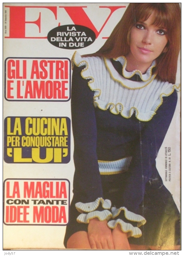 EVA  - N.39 - 29 SETTEMBRE 1968 - ANNO XXXV - SETTIMANALE - RUSCONI - MILANO - STEFANIA SANDRELLI - Fashion