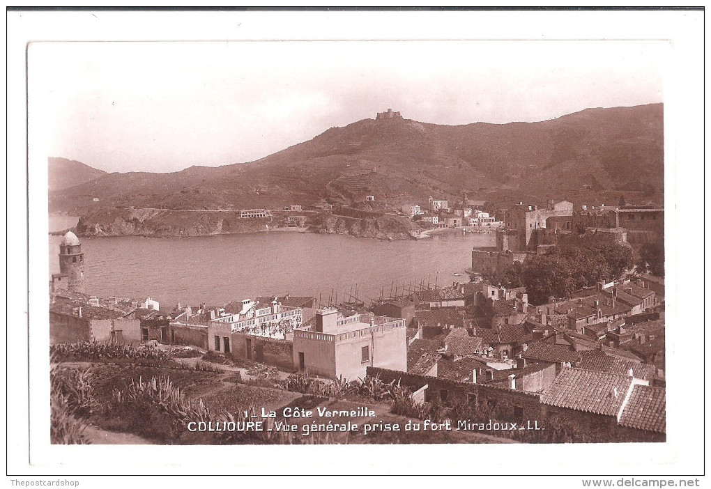 CPA 66 No.1 - La Côte Vermeille - COLLIOURE - Vue Générale Prise Du Fort Miradoux - LL  Non Ecrite Unused - Collioure