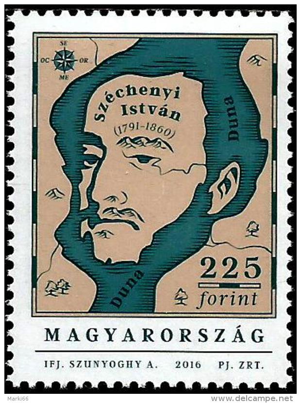 Hungary - 2016 - 225th Anniversary Of Birth Of István Széchenyi, The Greatest Hungarian - Mint Stamp - Neufs