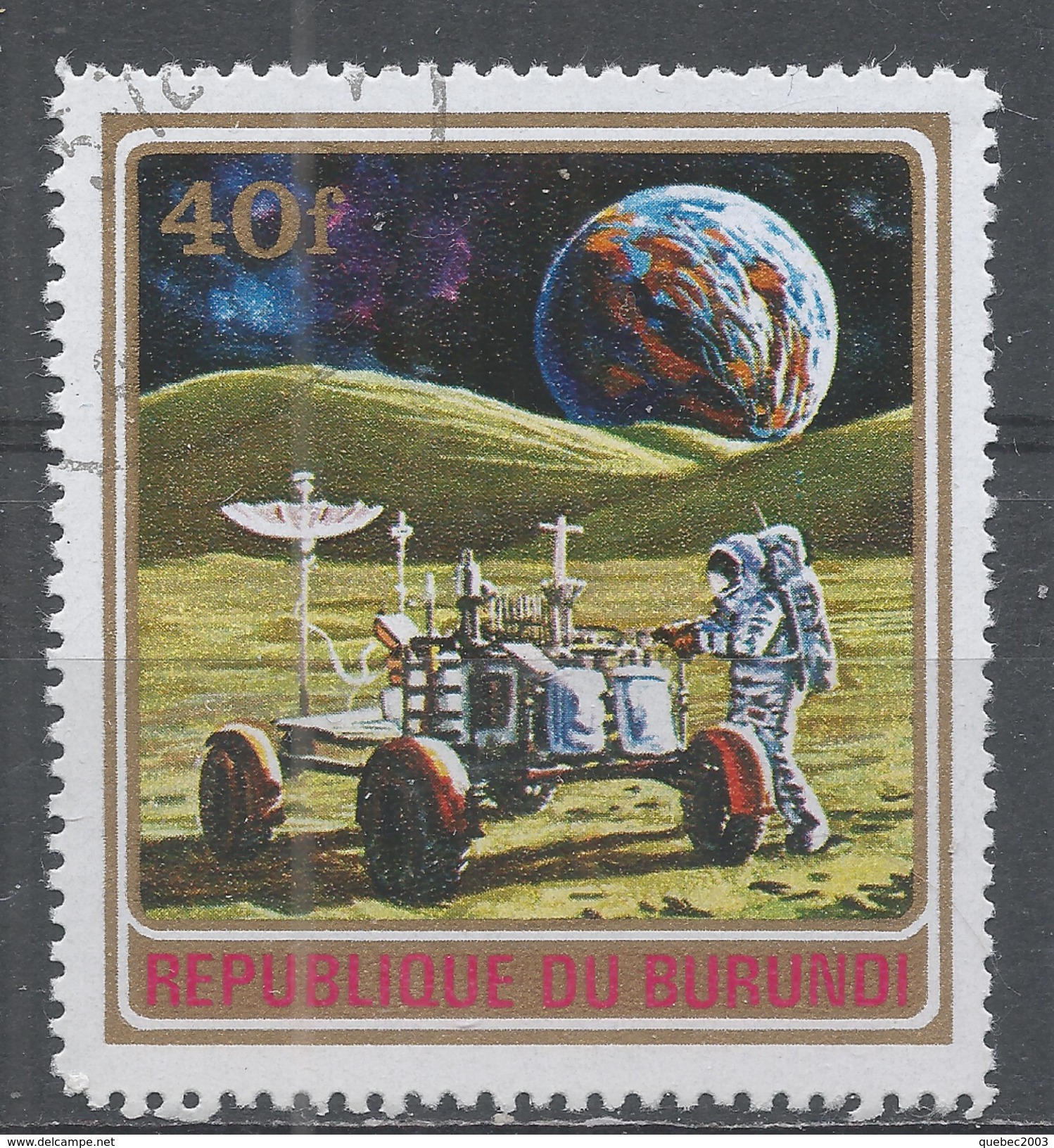 Burundi 1972. Scott #384 (CTO) Lunar Rover (Apollo 15) - Oblitérés