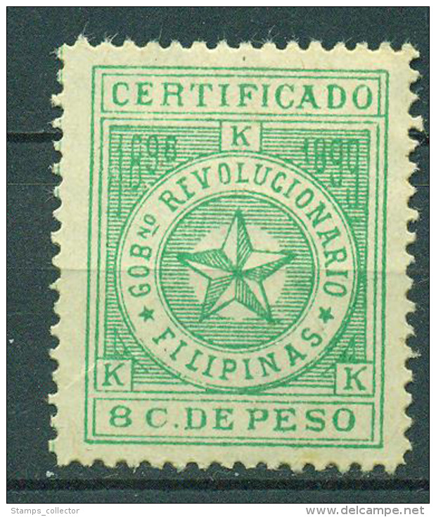 Spain, Colonies, Phillipphines. Telegrafos. 1898, MH. - Philippines