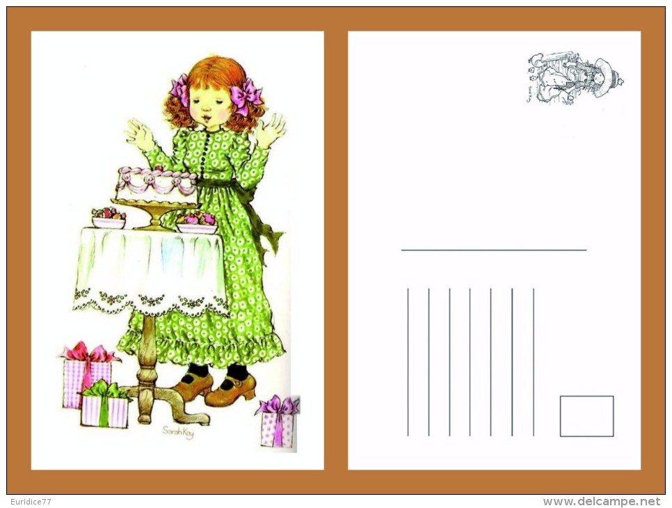 SARAH KAY-73  POSTCARD - Dibujos De Niños