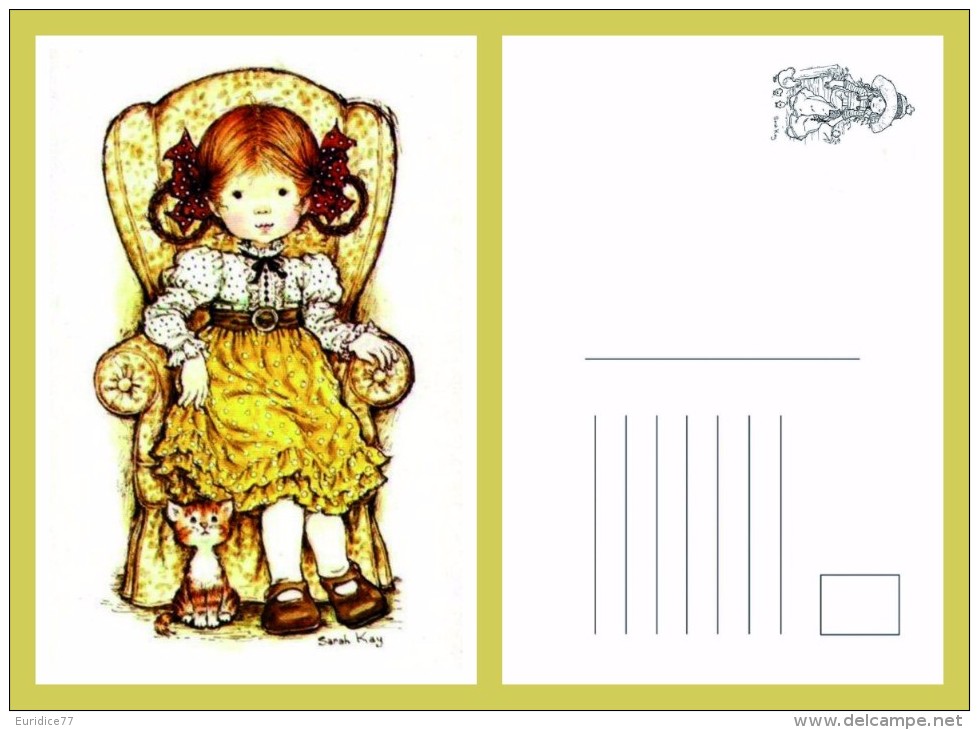 SARAH KAY-74  POSTCARD - Dibujos De Niños