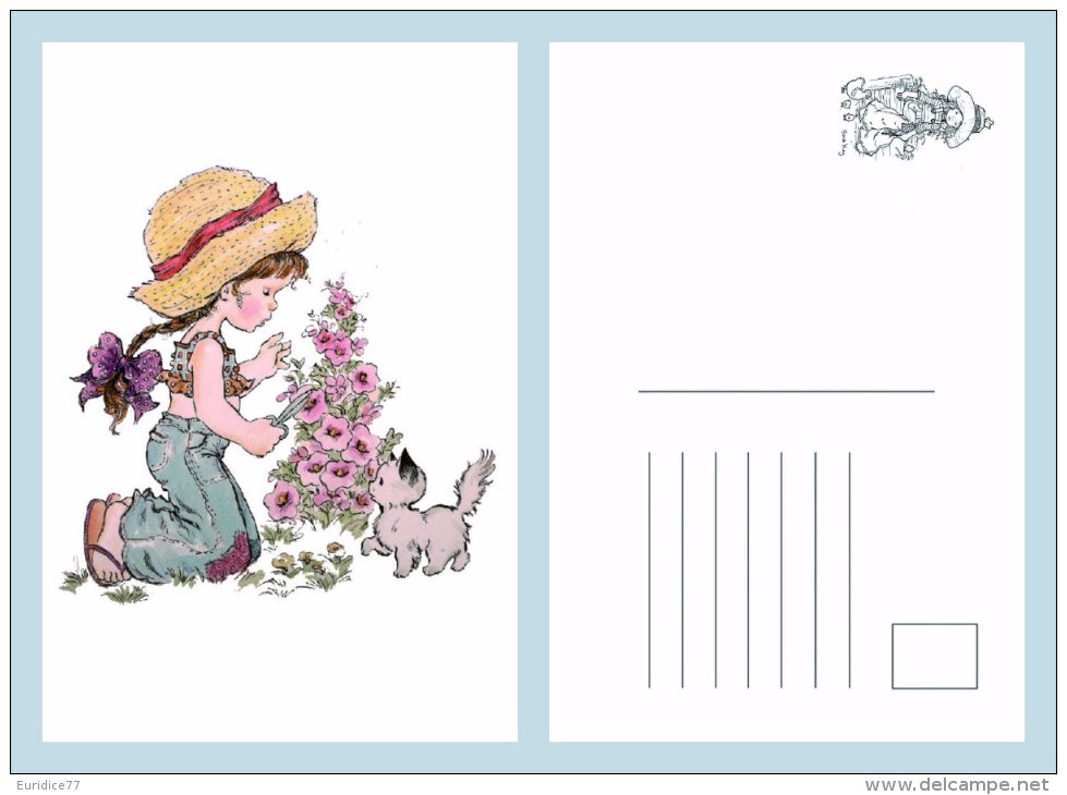 SARAH KAY-85 POSTCARD - Dibujos De Niños