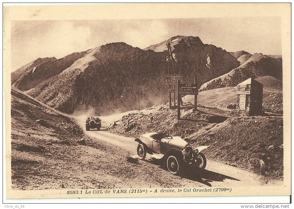 Le Col De Vars A Droite Le Col Grachet - Autres & Non Classés