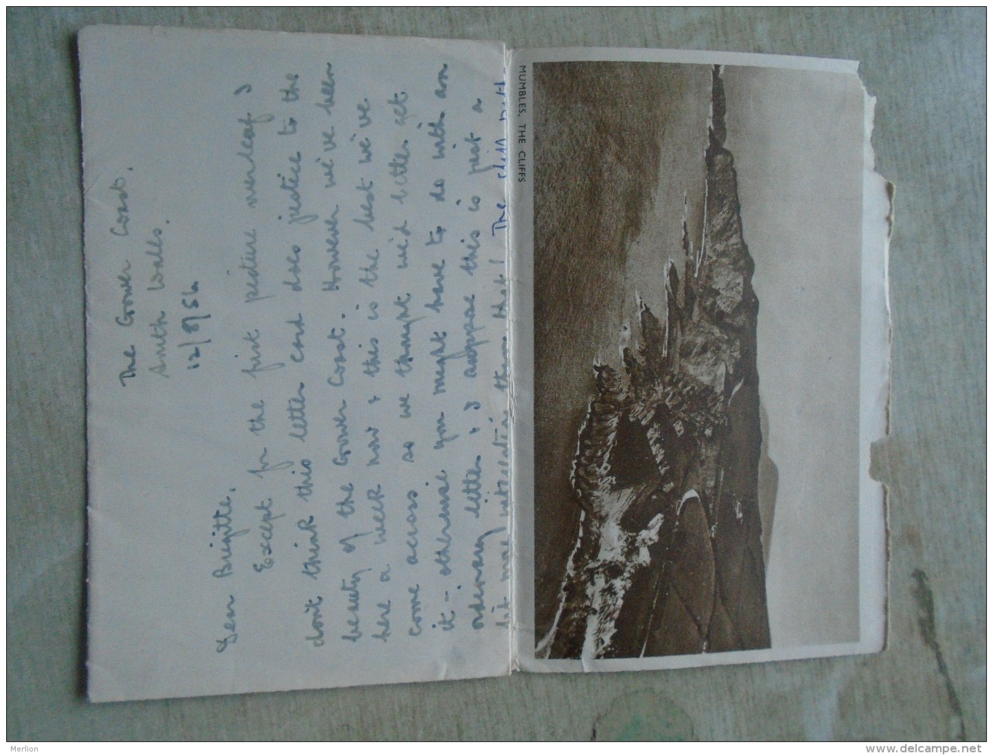 D137845.380  MUMBLES   - Six View Lettercard - Pembrokeshire